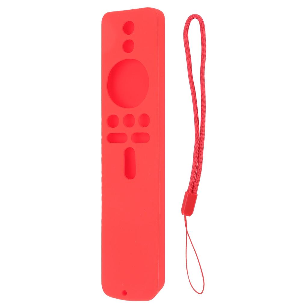 Silicone Protective Cover for Xiaomi TV Stick 4K Anti Slip Remote Control Case with Lanyard