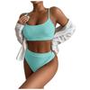 Women's Bikini Set Swimsuit Two Piece Filled Bra Swimwear Beachwear