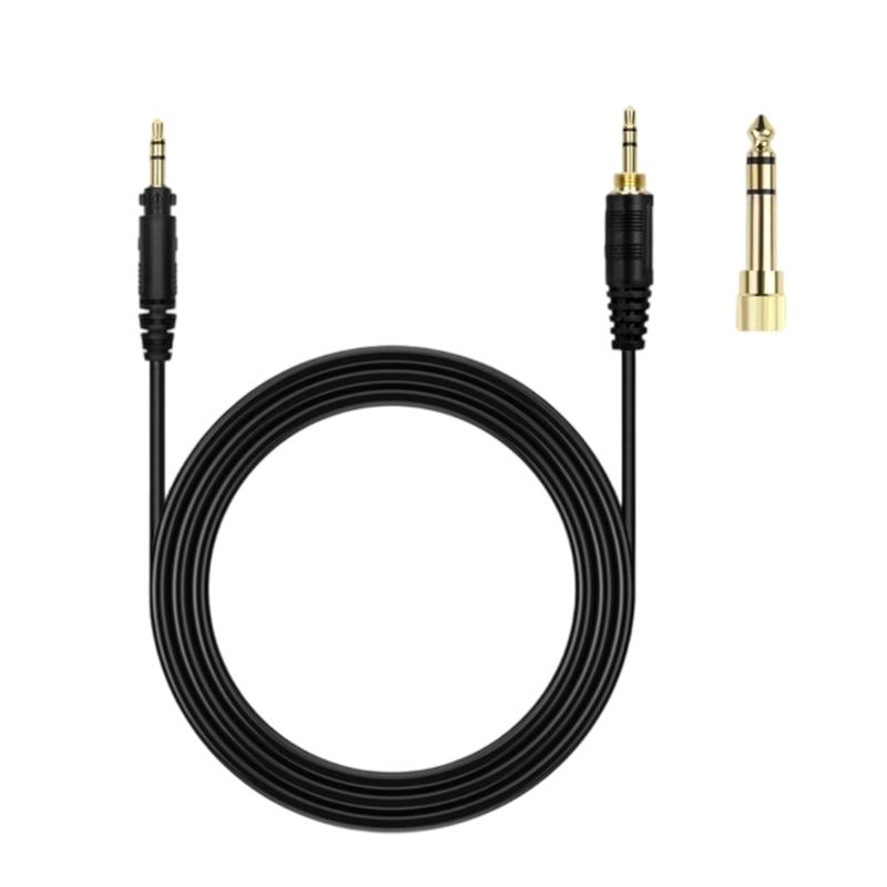 

Replacement Auditory Cable for EAH DJ1200 Headphones Featuring Durability Designing and 3.5mm 6.35mm Plugs 1