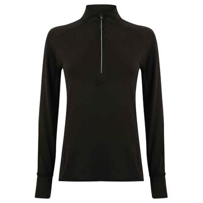 Top de manga comprida feminino/feminino Performance Quarter Zip