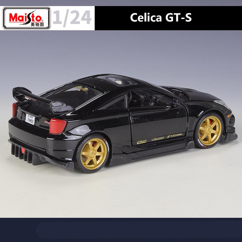 xmwcj1 Maisto 1:24 Toyota Celica GT-S Alloy Miniature Car Model Diecast Metal Scale Car Model Collection Children Toy Vehicles Gift