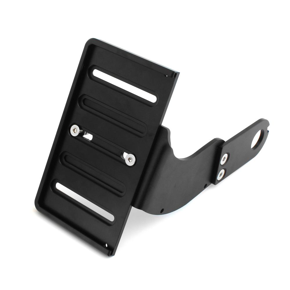 FOR Harley Davidson Sporter 883 X48 1200 Motorcycle Black Modified Side Mount License Plate Bracket Holder Accessories