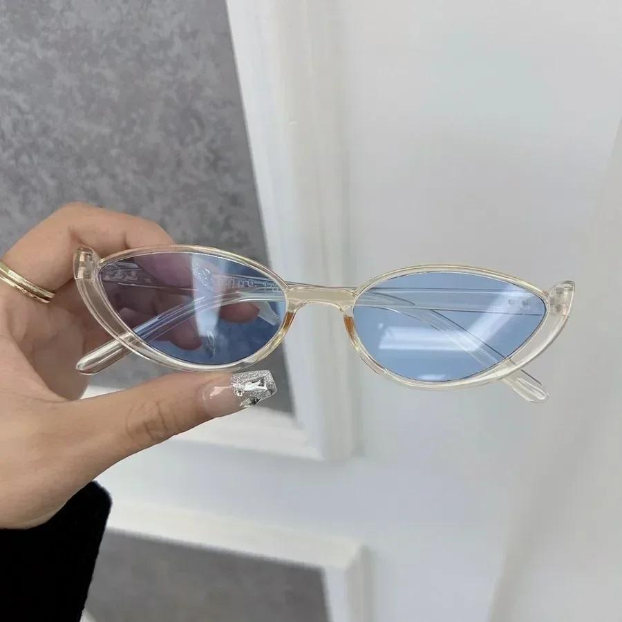 Ochelari de soare casual retro ochi de pisică femei bărbați vintage pătrați feminin masculin ochelari ramă mică modă