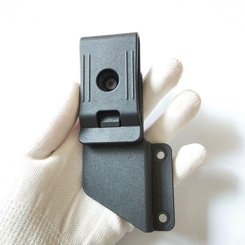 1 Set 360° Rotatable Universal KYDEX Knife Sheath Waist Clip Lightweight Wear Resistant Holder for Outdoor EDC Use