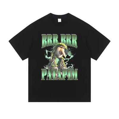 Italský Brainrot Brr Brr Patapim Trička Kreslené Vtipné Meme Tričko Léto Pánské Dámské Ležérní Humor Streetwear Pánská Módní Trička