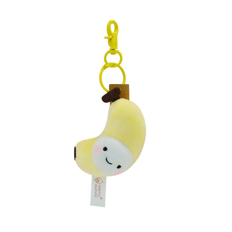 Charming Apple Plush Keychain With Short Plush For Youthful Backpack Accessories