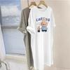 Summer New T-shirt Skirt Plus-size Women's Long Dress Loose Knee-length Nightgown