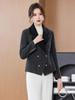 Women's Light Luxury Wool Blend Short Coat - Stylish Petite Autumn/Winter 2025 Overcoat
