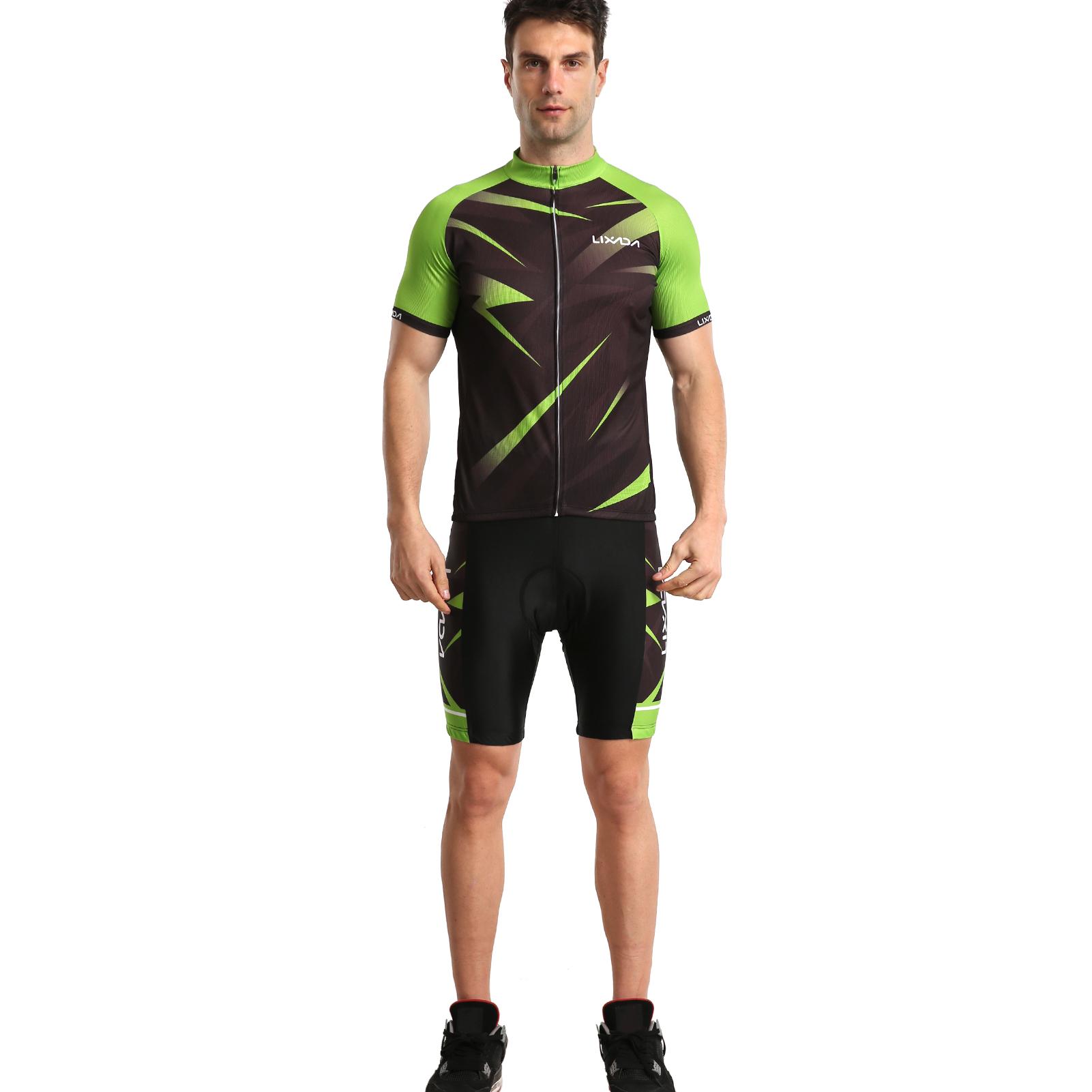 Set Ciclismo Lixada Uomo - Maglia E Pantaloncini Imbottiti, Traspiranti Per Outdoor - Foto 9