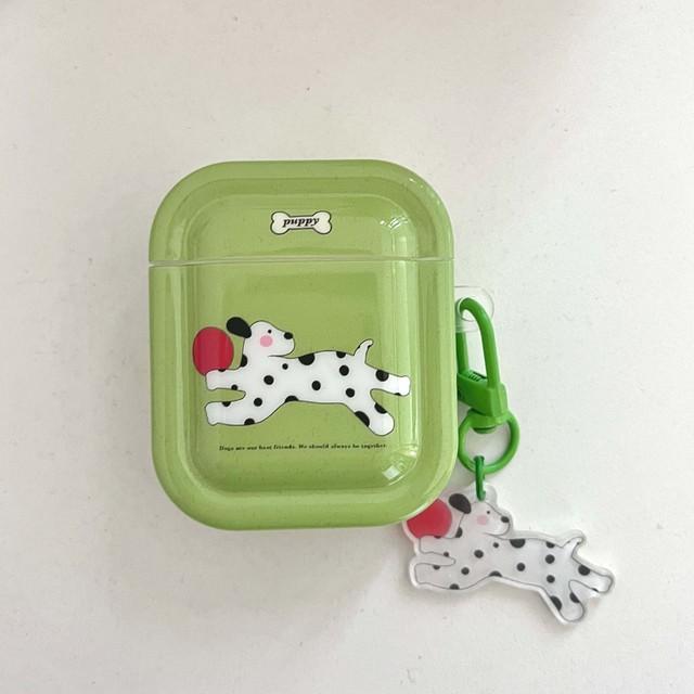 

Ударопрочный беспроводной Bluetooth чехол для наушников с милой собакой, щенком Imd для Apple Airpod 1 2 Pro 3 2nd, зарядная коробка для ключей с мультяшным брелоком For Airpods 3 (2021)