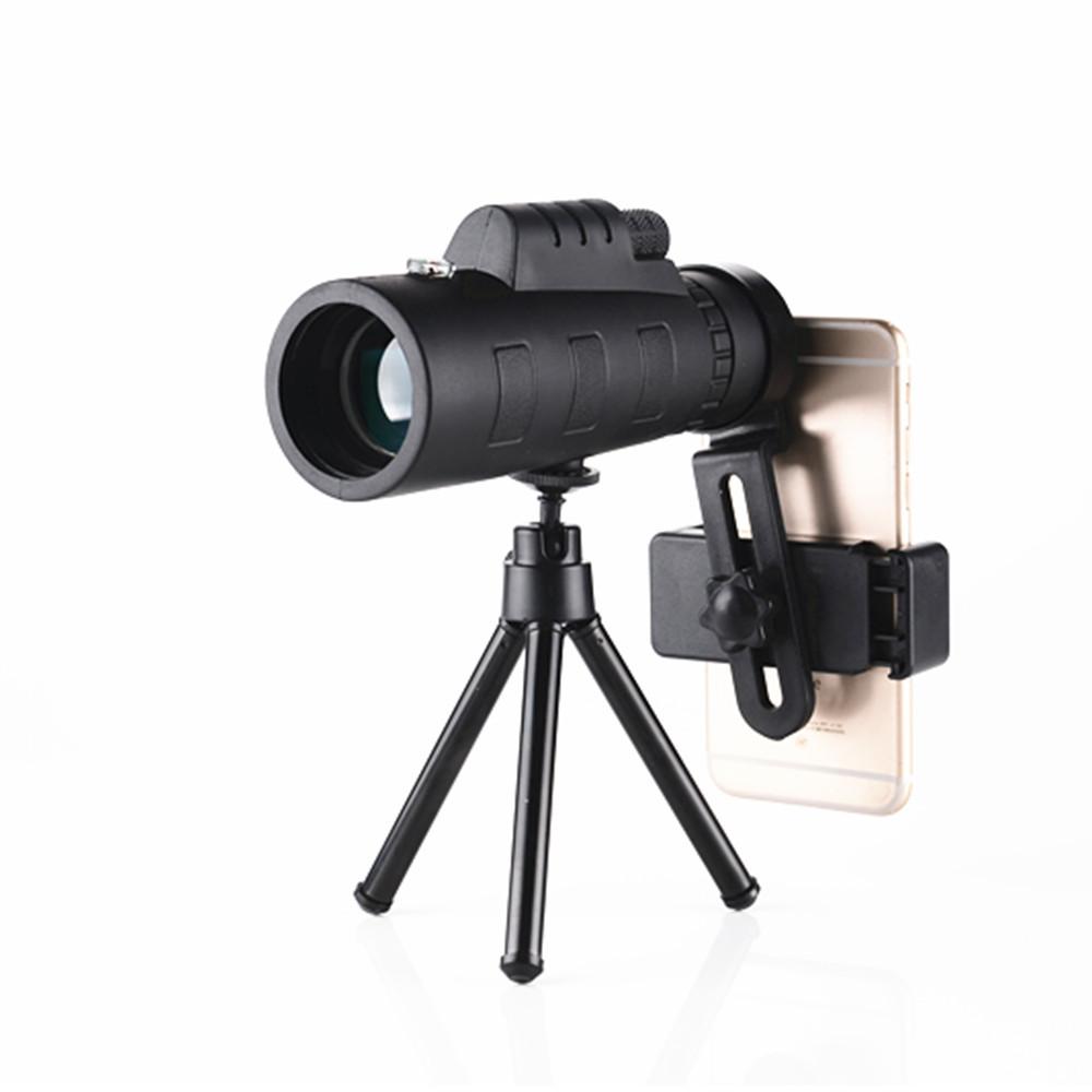 40x60 HD Monocular with Low Light Night Vision for Outdoor Mobile Phone Photography