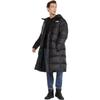 Puma Einfarbige, lässige, lange Daunenjacke mit Kapuze für Herren, Oberbekleidung Schwarz 587721-01