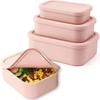 Leak-Proof Lunch Box Silicone Fresh-keeping Case Reusable Lunch Container  Office Workers