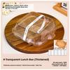 Transparent Tiramisu Packaging Box Cake Dishes Mousse Cutting Sweet Dessert Baking Western Pastries Separation Packing Box
