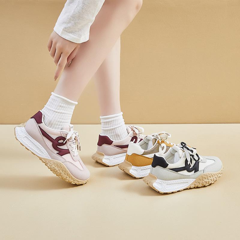 New Forrest Gump Shoes for Women In Summer Students' Sports Breathable Casual Thick Sole Height