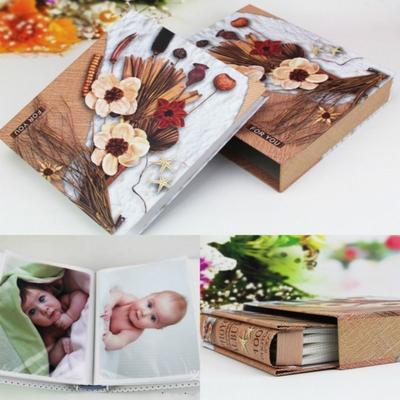7 Inch Photo Boxed Album Insert Photo Album Baby Family Thin Romantic Home Couple Album