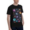 Solar System Space Planets Universe Men TShirt Oversized T Shirts Mens Crew Neck Cotton Tees Short Summer Male