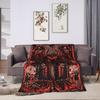Dark Gods Blanket  Soft Funny Plush Throw Blanket For Couch Chair Sofa Bed Picnic Flannel Bedspread Bed Cover