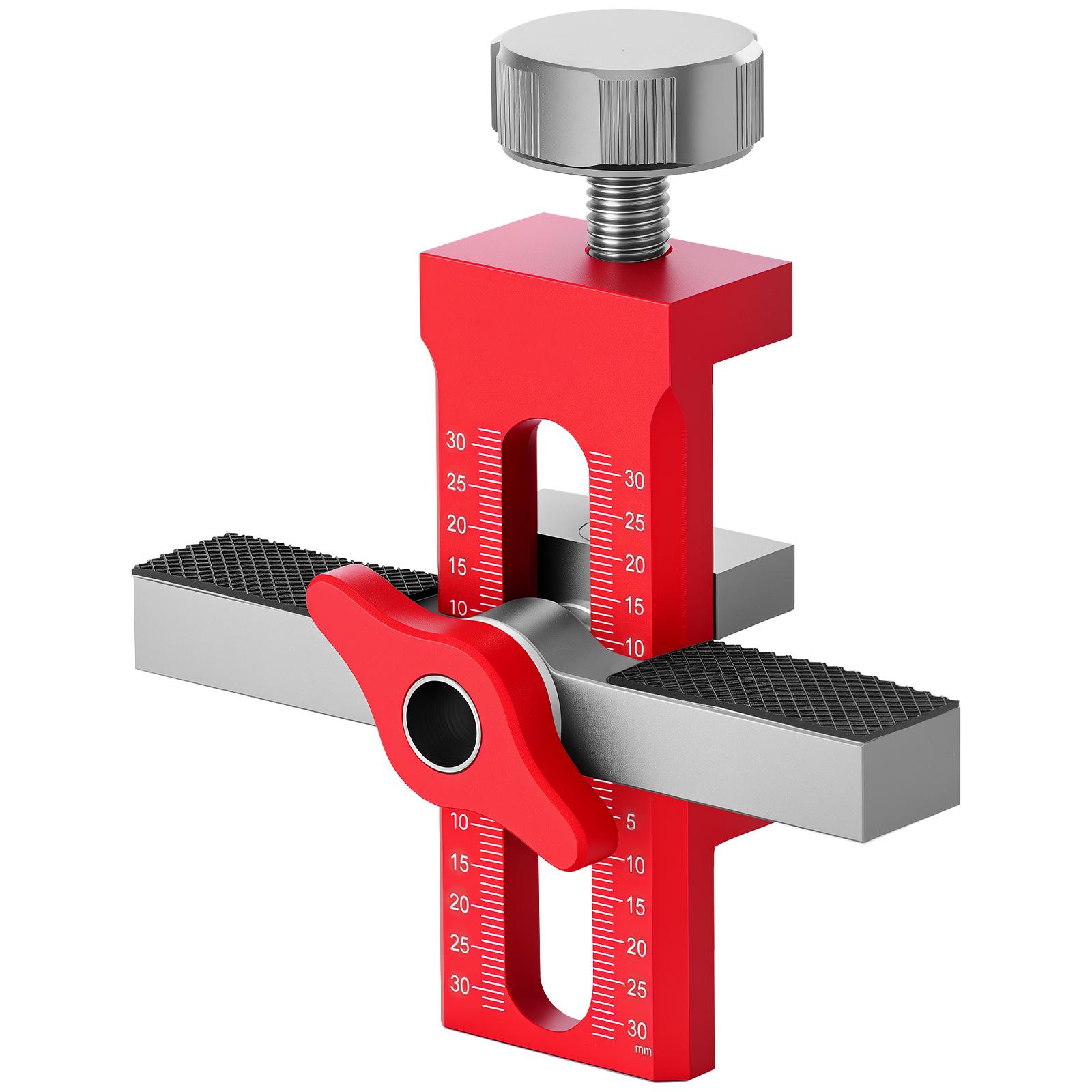 

Cabinet Door Installation Positioner Aluminum Alloy Adjustable Length Marking Cabinet Hardware Jig for Woodworking Cabinet Door