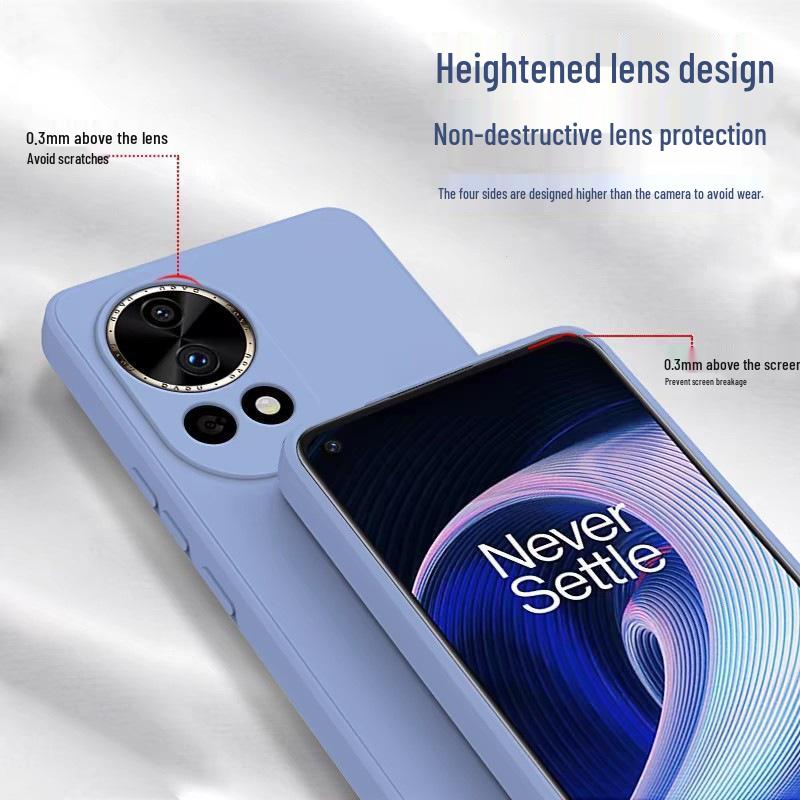 Compatible with Huawei Nova 12/12 Pro/12 Ultra Silicone Case - Full Coverage Protection