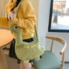 Tragbare Reißverschluss Langhals Dinosaurier Tasche Einfarbige Große Kapazität Cartoon Umhängetasche Schultertaschen Streetwear