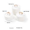 White Jewelry Display Stand for Bracelets, Rings, and Necklaces