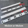 Emblems 5 English Letter Stickers Fit For Lexus NX260 RX350 GX550 CT200H IS250 CT IS LS ES NX RX UX GX GX470 RX400 ES300 GS300 F