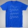 SYNTH WAVEFORMS T-SHIRT Synthesizer Analog Modular Wave Oscillator Sine Dj Gift