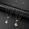 Stainless Steel Two-Layer Pearl Necklace: Anti-Oxidation, Non-Fading