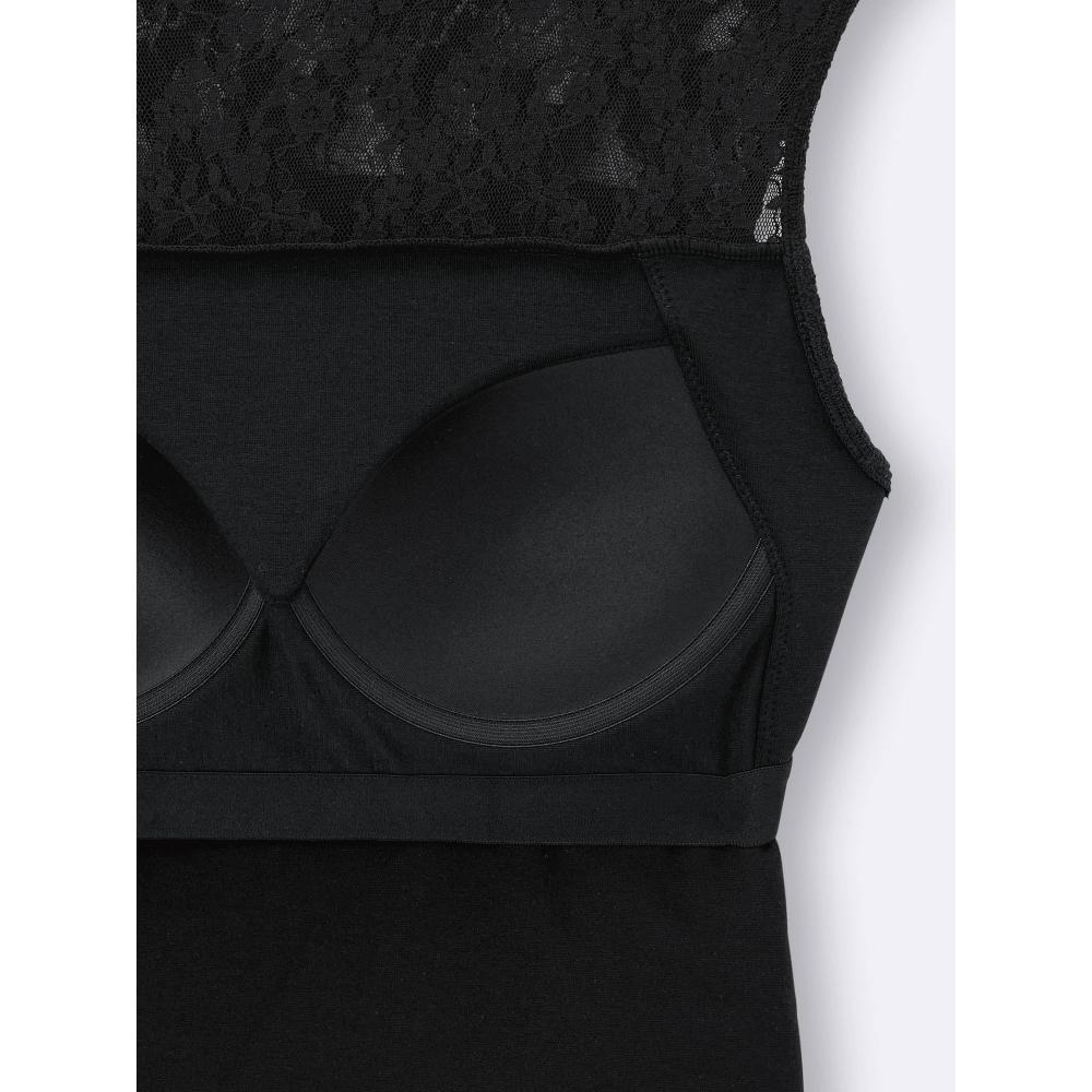 Gu By Uniqlo Bra Feel Cropped Lace T  Sleeveless 