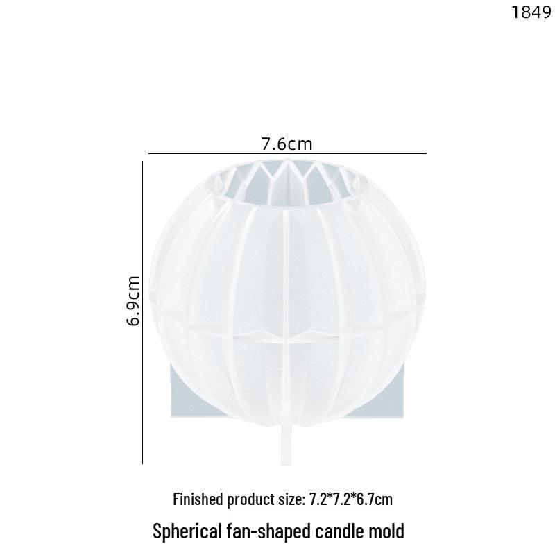 Stampo in Silicone Fai da Te Papavero per Resina Epossidica Cristallina: Cilindro, Sfera, Lanterna, Supporto Espositore per Candele a Pois.