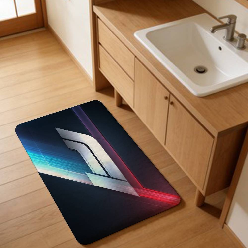 Alfombra de Puerta de Coche de Carreras F1 Estilo Nórdico Dormitorio Sala de Estar Felpudo Hogar Balcón Antideslizante Alfombra