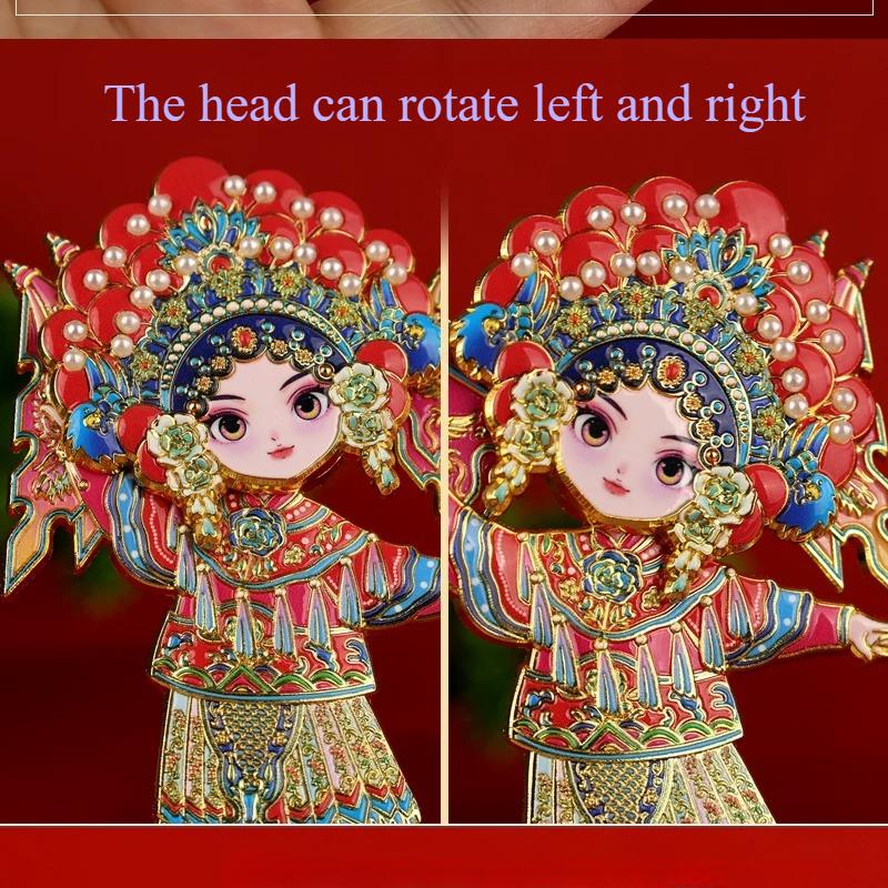 Beijing Opera Character Refrigerator Sticks, Opera Noble Consort Decoration Magnetic Sticks, Beijing Cultural and Creative Industry