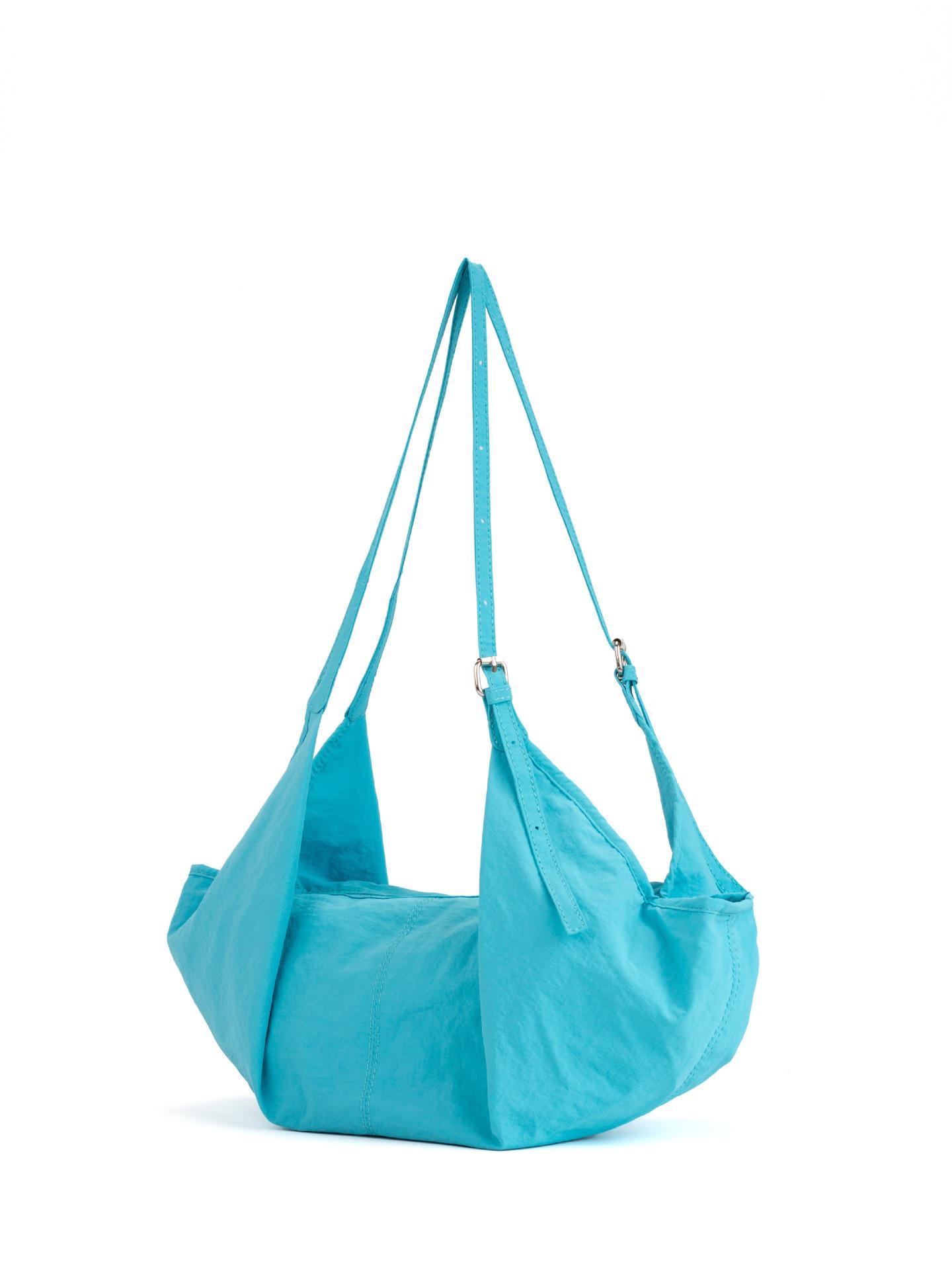 Pretty Blue Canvas Bag Women New Fashi Solid High-Capacity Shoulder Bag Handbag Spring Summer Fashi Lightweigh небесно-голубой