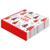 20PCS/Set Christmas Theme Christmas Party Supplies Disposable Tissues Restaurant Decorations Napkins Safe Christmas