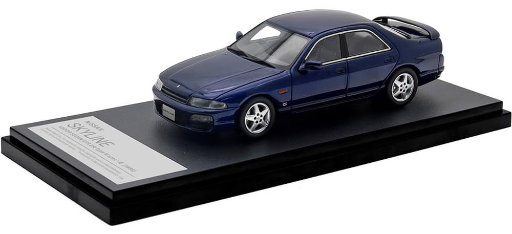 

INTERALLIED Hi Story Nissan Skyline 4-дверный седан GTS25t Type M spec II Глубокий морской синий Готовое изделие HS477BL 1/43 (1996)