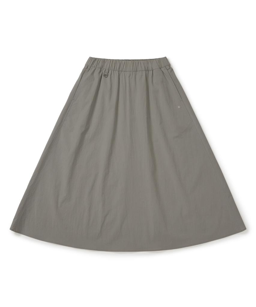 Snow Peak Apparel Root Flare Long Skirt (S26Mwrsk61) Vintage Gray