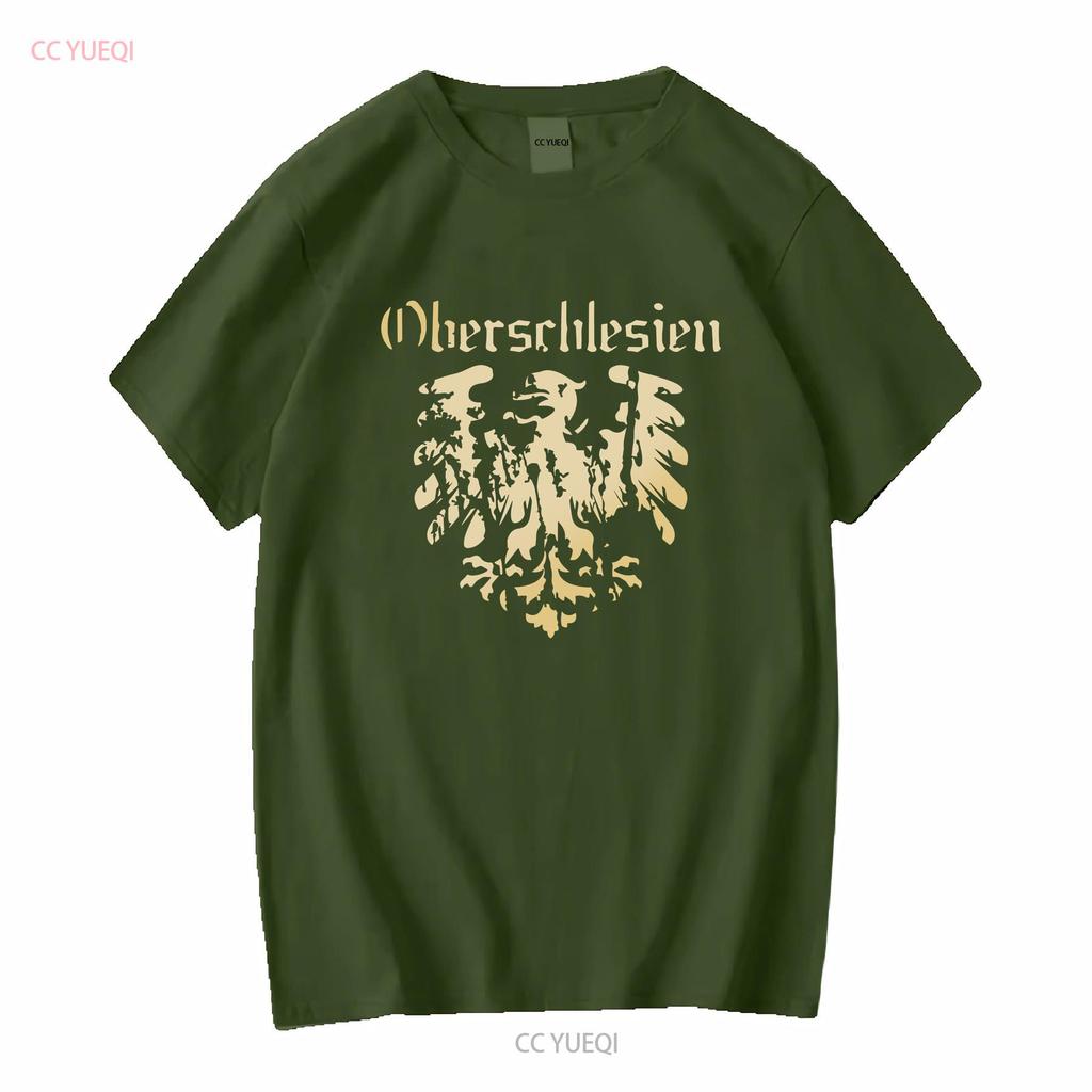 T-shirt Alta Slesia vintage Lavata Casual Versatile Top Per l'Uso Quotidiano Morbido Unisex Elasticizzato Comodo streetwear