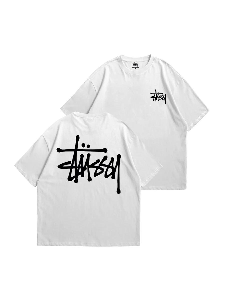 Oversized Y2K vintage Russia print T-shirt M