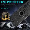 For Xiaomi Redmi 15C 4G (Global) (171mm)/Poco C85 4G (171mm) Case with Ring Holder Kickstand PC + TPU Anti-Fall Phone Cover