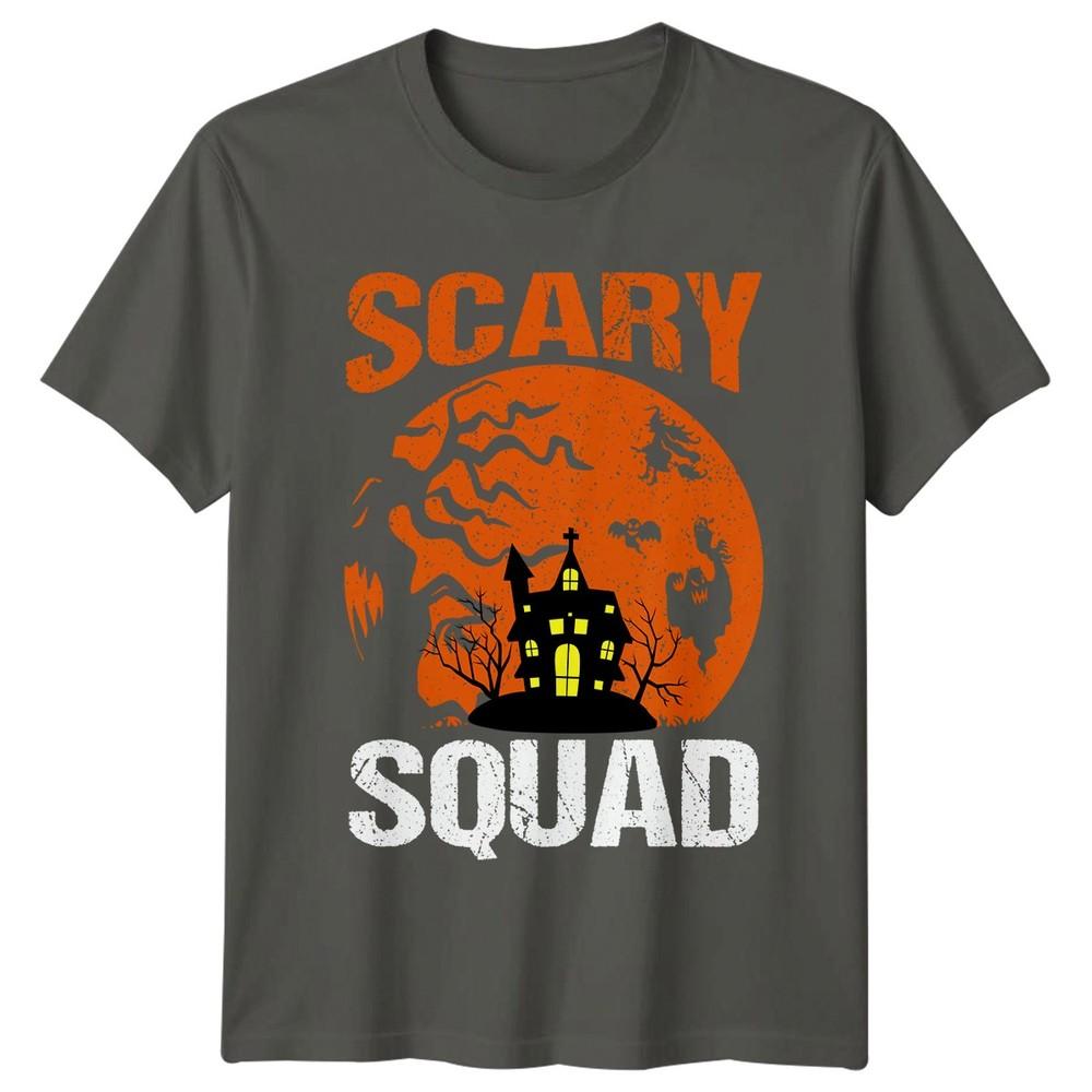 Scary Squad TShirt Spooky Halloween Halloween Gift For Him And Her S