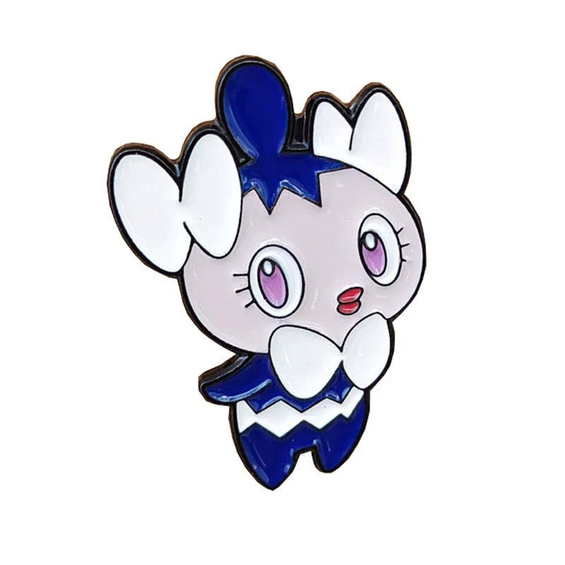 Japanese Anime Game Pokemon Briefcase Badges Soft Enamel Pin Men Badges Lapel Pins for Backpack Brooches On Clothes Accessories