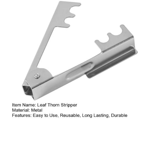 Instrument de dezipare pentru tulpina de trandafir, frunze de spini, instrument de dezipare, fiabil, manevrabilitate ușoară, folosit pe scară largă, dispozitiv profesional pentru îndepărtarea spinilor, accesorii de grădină.