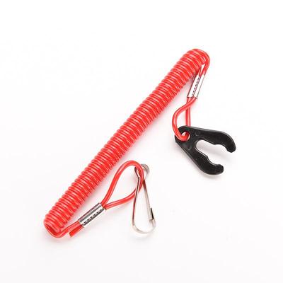 Cordón de seguridad universal para motor fueraborda con interruptor de parada de emergencia