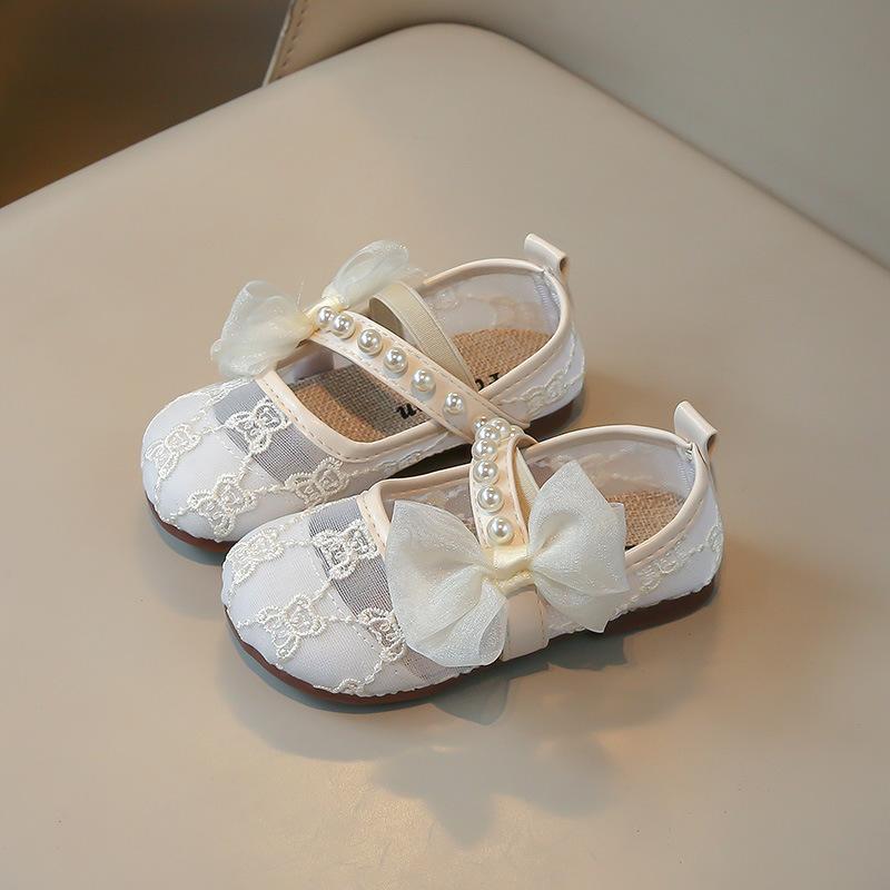 Girls' princess sandals, spring-summer new style children's mesh breathable single shoes, fairy-tale style for little girls, Hanfu shoes for summer