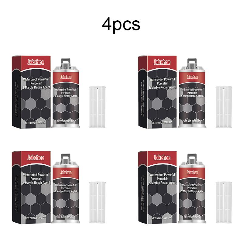 Jakehoe Fliesenreparaturkleber Haushalt Badezimmer Fliesen Bodenfliesenreparatur Marmor AB Reparatur Wasserdichter Kleber