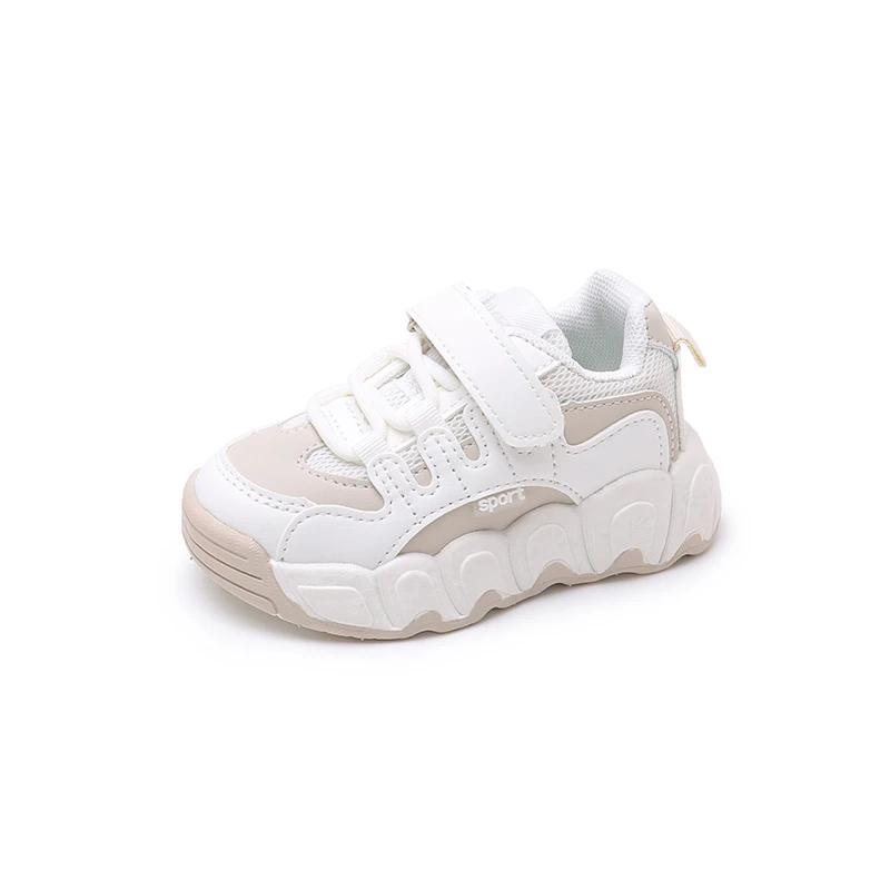 

Детские модные кроссовки 2024 года, новые универсальные спортивные кроссовки для мальчиков, увеличивающие рост, повседневные кроссовки для девочек, износостойкие, грязезащитные 21 белый