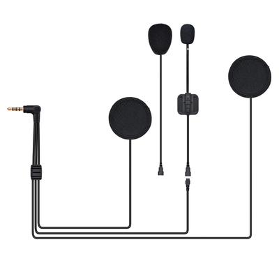 FODSPORTS Motorcycle Intercom Headphones for V6 Plus, 4-Pole & 3.5mm Jack (Please Confirm Model Before Ordering) - OMTP Compatible Headset, Intercom
