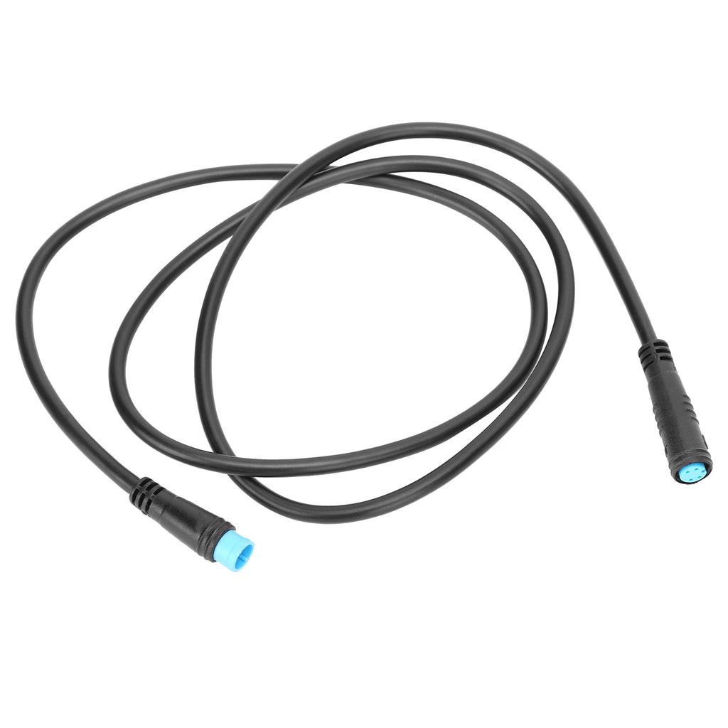 34.3in Waterproof Connector 4pin Male to 4pin Female Adapter Cable Accessory for Electric Bicycle