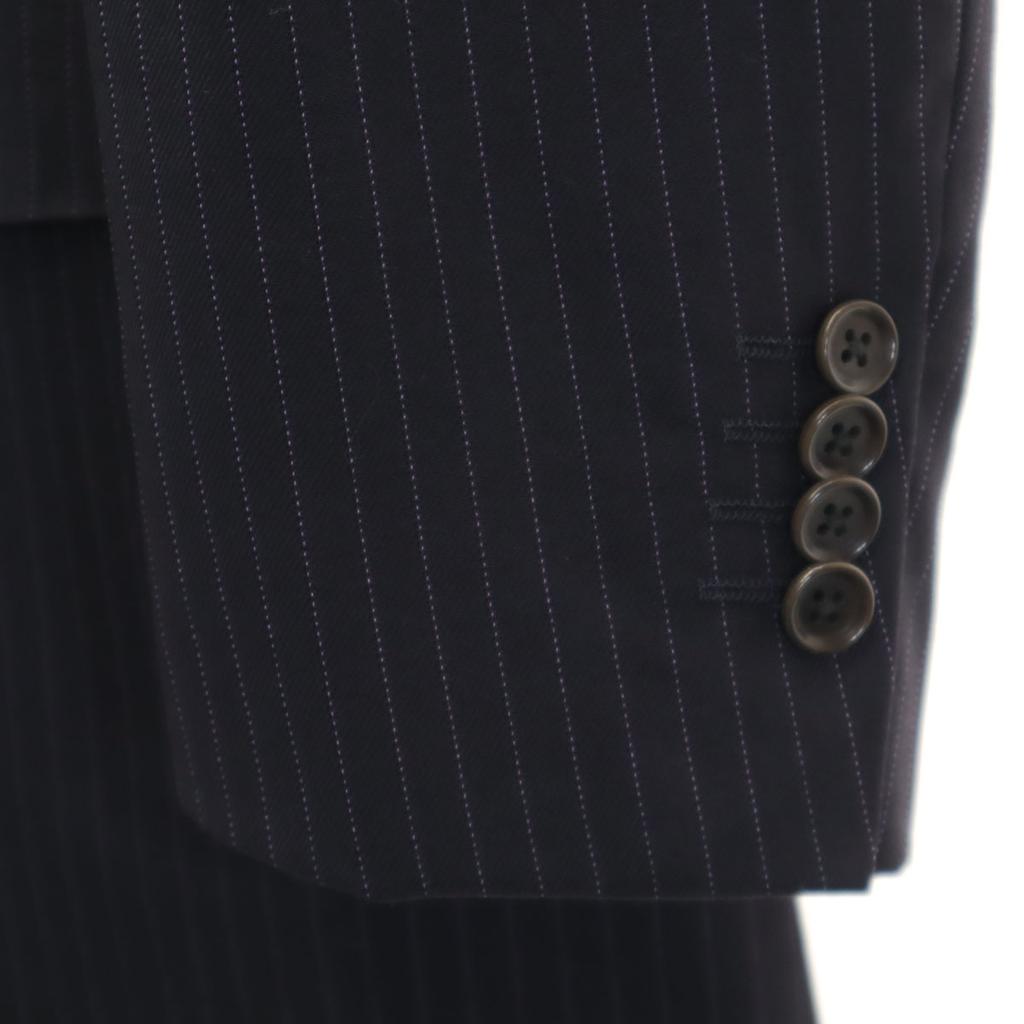 BEAMS F Made in Japan Gestreifter Anzug Set 93 Marineblau Herren Gebraucht